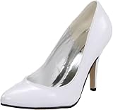 Ellie Shoes Women's 8400 Pump,White Patent,10 M US