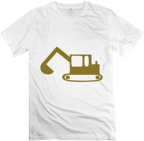 Men's Crew Neck Digger Tee Shirts M White