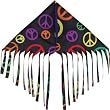 PREMIER KITES FRINGE DELTA - BLACK PEACE