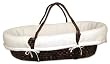 Trend Lab Moses Basket Set, Pique Chocolate