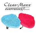 4x Ersatztücher Dampfbesen für Clean Maxx DREIECKIG Koralle