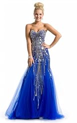 Sexy Chiffon/Taffeta/Tulle  Crystal Applique Beaded Crystals Sequined Lace  Ball Gown  Dress