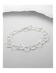 Heart Bracelet In Sterling Silver