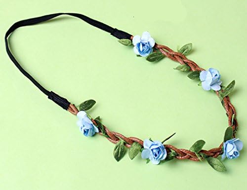Topstore Womens Flower Garland Handmade Hairband for Decoration