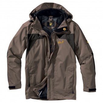 Jack Wolfskin Herren Outdoorjacke Topaz, silver mink, L, 11901-5900004 Preisvergleich