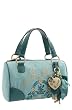 Juicy Couture Terry Resin Charm Madge Satchel Bag Purse Green