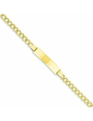 Genuine 14K Yellow Gold Curb Link 4.75Mm Id Bracelet 8 Inches 100% Satisfaction Guaranteed.