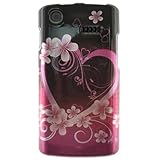 Hard Snap-on Sleeve Shield With PURPLE LOVE Desing Faceplate Cover Case for ....