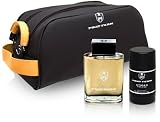 Atman Spirit of Man by Phat Farm Urban Journey 3 Piece Set Includes: 3.4 oz Eau de Toilette Spray + 2.6 oz Deodorant Stick + Faux Suede Toiletry Bag
