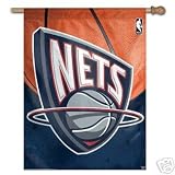 NBA Vertical New Jersey Nets Flag / Banner