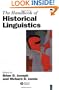 The Handbook of Historical Linguistics (Blackwell Handbooks in Linguistics)