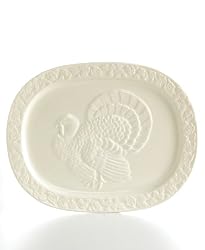 Martha Stewart Collection Serveware, 18" Forest Grove Turkey Platter