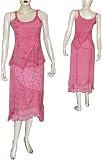 Skirt Set Rayon Embroidery Womens Casual Sundresses Size P