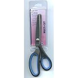 Hemline Scissors Soft Grip Multi Cut Pinking Shears, 23.5cm