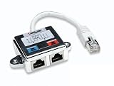 Network Pair Splitter, 10/100, Shielded, Single, Intellinet 504195
