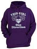 This Girl Loves Heart One Direction Many Colors Adult Sweatshirt Hoodie