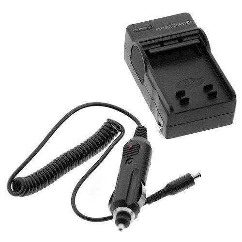 Premium Digital Camera Battery Rapid Charger with Car Adapter Compatible with Kodak KLIC-7004 Fuji NP-50B002085JJW 