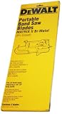 DEWALT DW3989 18TPI Portable Band Saw Blade - 44-7/8-Inch, .025-Inch - 3 pack