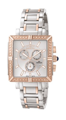 Invicta Men's Quartz Chrono Square Two Tone Watch 5469