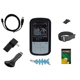 Buy 8 Items Accessory Combo Kit for Sandisk Sansa Fuze+ Plus 4GB 8GB 16GB MP3 Player
