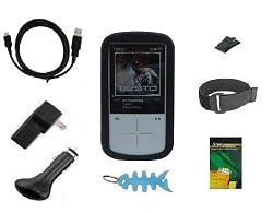 8 Items Accessory Combo Kit for Sandisk Sansa Fuze+ Plus 4GB 8GB 16GB MP3 Player