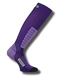 Eurosocks Women's Snow Skiing Sock, Purple, Medium