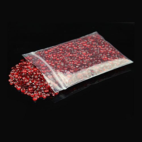 Bit Fly 32Colors 1/3CT 2000pcs 4.5mm Wedding Party Decoration Diamond Confetti Table Scatters Acrylic Crystals Wedding Event Supplies (Burgundy)