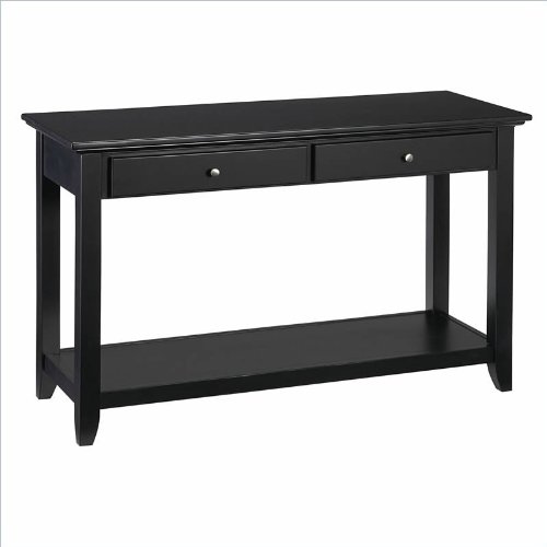 Home Styles 5531-22 Bedford Sofa Entry Table - Ebony Image Home Styles 5531-22 Bedford Sofa Entry Table - Ebony