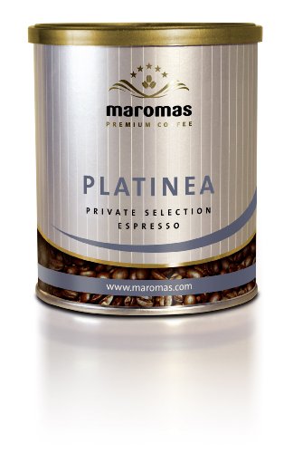 Maromas Platinea Private Selection Espresso Whole Bean Coffee, 8.8-Ounce Tin