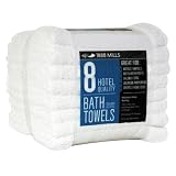 1888 Mills Bath Towels Commercial Quality - 8ct by 1888 Mills