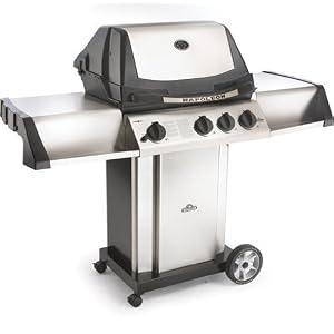 Napoleon UP405RBNSS-3 Natural Gas / Stainless Steel Ultra Chef Pedestal Grill with 570 Sq. In. Cook