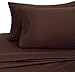 Pinzon 400-Thread-Count Pleated Hem Egyptian Cotton Sheet Set - California King, Truffle