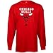 Chicago Bulls Full Primary Long Sleeve T Shirt By Adidas