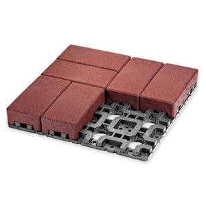 VAST Redwood Recycled Composite Landscape Paver and Grid System