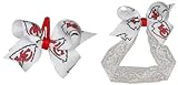 NFL Kansas City Chiefs Baby/Toddler Collection 2 Licensed Bows