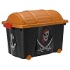 Piratenkiste Kinder Aufbewahrung Container Spielekiste Piraten Box Rollen Kiste Rollbox