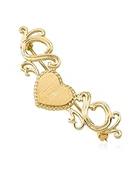 Heart Brooch in 14 Karat Gold