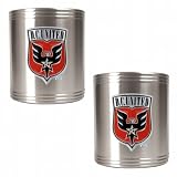 D.C. United - 2pc Stainless Steel Can Holder Set - Primary Team Logo