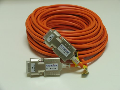 DVI-D Extender over Fiber Optical Cable - 20 Meter