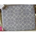 Coach Signature Tablet Padded Sleeve/ipad Sleeve Sv/denim/silver