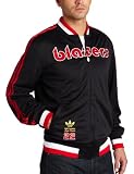 NBA Men's Portland Trail Blazers Clyde Drexler Originals Legendary Retired Player Jacket (Black, X-Large)