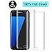 Samsung Galaxy S7 Edge PET Screen Protector,Full Coverage [Case Friendly] Anti-Bubble Ultra HD clear film [2 PACK]