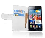 Original Cadorabo! Prime Samsung Galaxy I9100 S2 cuir housse blanc
