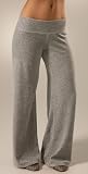 JUICY COUTURE Velour - Juicy Couture Velour Wide Leg Pants HEATHER Silver Lining (New Arrival)