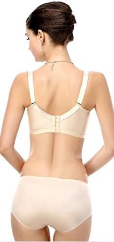 Oufancy Women's Cradle Luxury Pushup Bra and Panty Set skinColor 36A