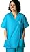 ADAR Unisex 3 Pocket V-Neck Tunic - White (XL)