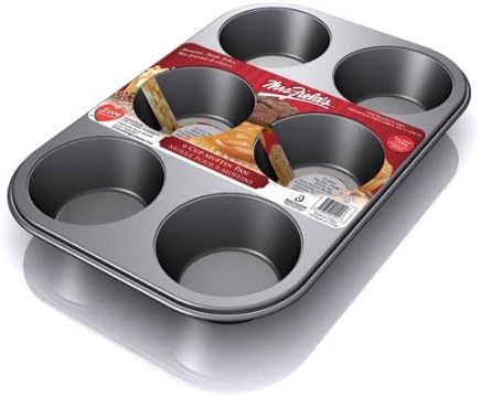 Mrs. Fields 101 6 Cup Cupcake Pan - Pack of 3