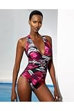 Shapefx All-over control halter suit (plus-size 22W BLACK)