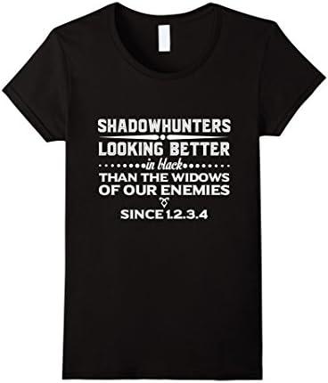 Women's The Mortal Instruments Shadowhunters Gift T-Shirt Small Black