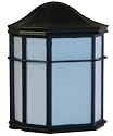 Precision Products Plus 79580-PPP Black Lantern with Photo Cell and One 18-Watt Compact Fluorescent Light Lamp, Energy Star Rated